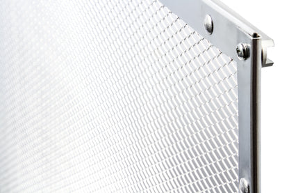 CAMCO 43980 Camco 43980 Aluminum Screen Door Standard Mesh Grille - Protects Your RV's Screen Door, Anodized Aluminum Will Not Corrode
