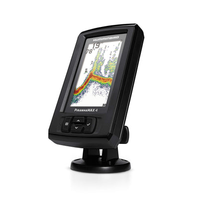 HUMMINBIRD 410150-1 Humminbird PiranhaMAX 4 Fish Finder with Transducer, Dual Beam Sonar