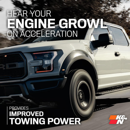 K&N FILTER 77-2588KTK K&N Cold Air Intake System: High-Flow Air Filter, Increase Performance & Towing: Compatible with 2017-2019 FORD: F250, F350, 77-2588KTK