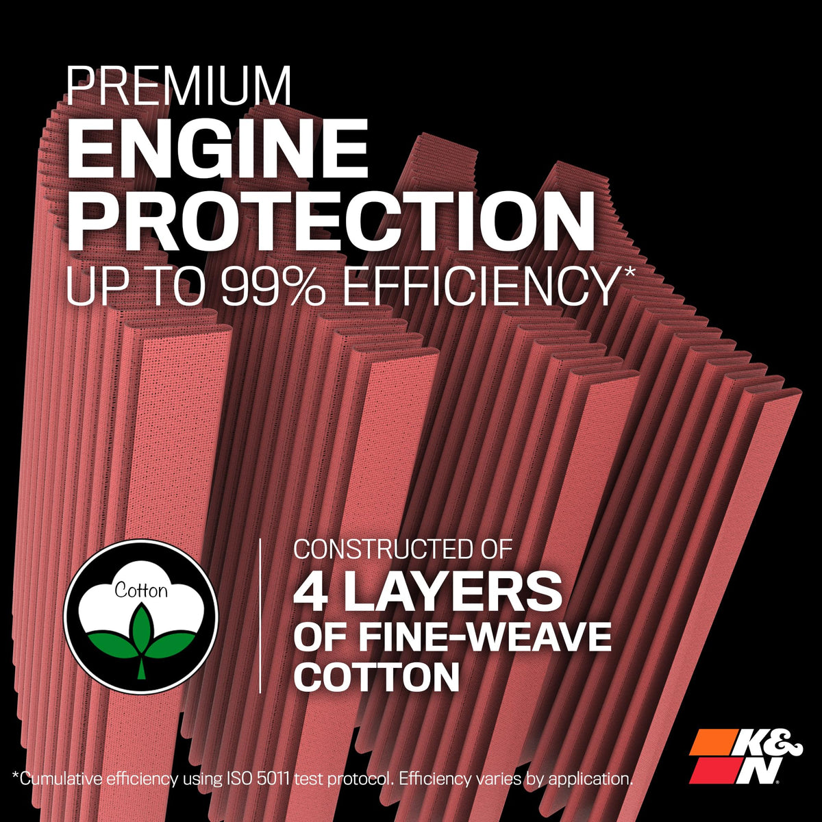 K&N FILTER RU-4680 K&N High-Flow Original Lifetime Universal Clamp-On Air Filter: High Performance, Premium, Washable: Flange Diameter: 4 In, Filter Height: 7 In, Flange Length: 1.75 In, Shape: Round Tapered, RU-4680