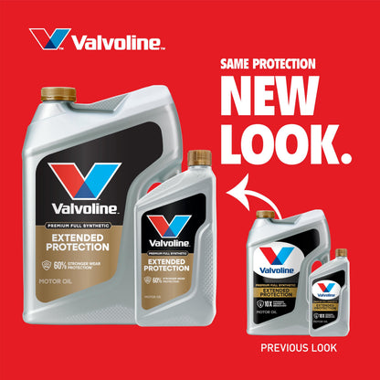 VALVOLINE 891682 Valvoline Extended Protection Full Synthetic Motor Oil SAE 0W-20 1 QT