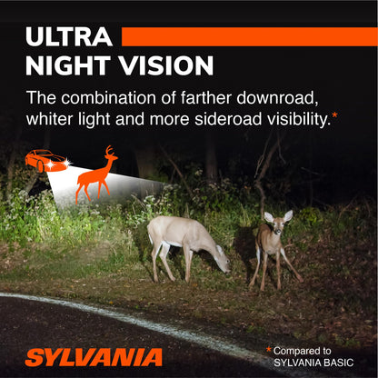 SYLVANIA 9007SU.BP SYLVANIA 9007 SilverStar Ultra Halogen Headlight Bulb, 1 Bulb
