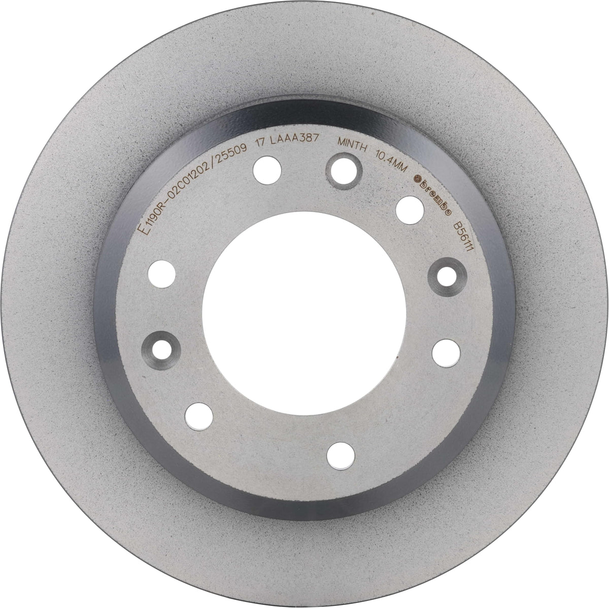 BREMBO 08B56111C02 Brembo 08.B561.11 UV Coated solid Rear Brake Rotor HYUNDAI/KIA OE# 584114D500