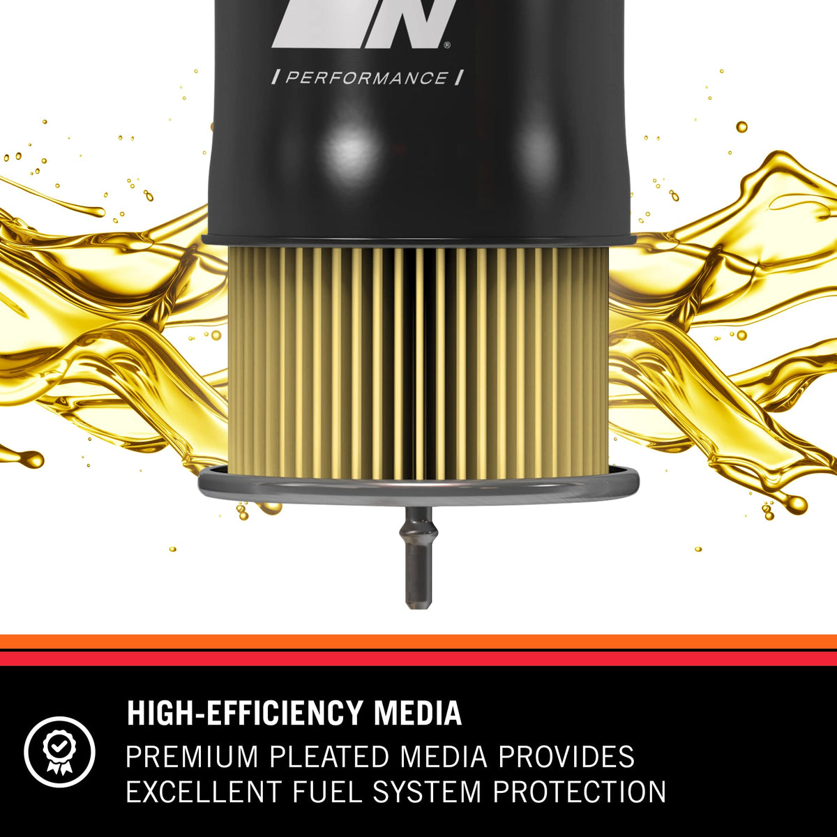 K&N FILTER PF-2200 K&N Gasoline Fuel Filter: High Performance Fuel Filter, Premium Engine Protection, Compatible with 1983-2013 Ford, Lincoln, Mercury, Mazda Fuel Injected Gasoline Engines, PF-2200