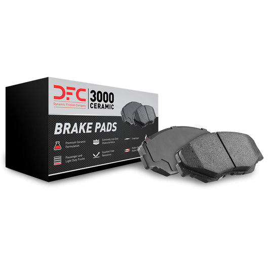 Dynamic Friction 1310-1259-00 DFC Rear 3000 Ceramic Brake Pads