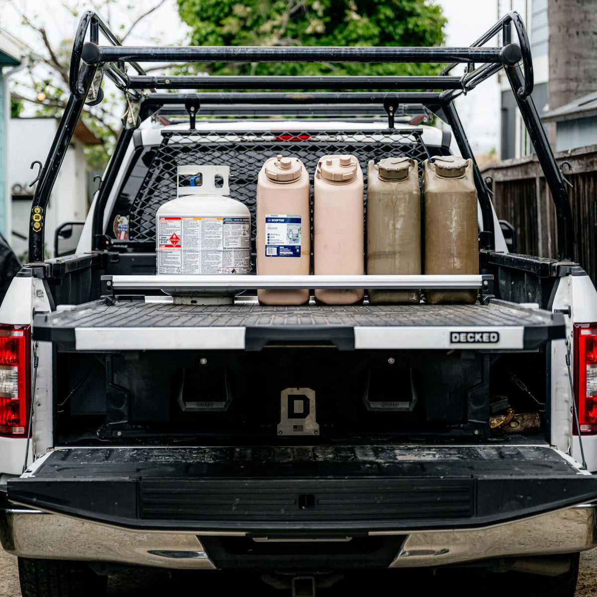 CARGOGLIDE C0052-BAR41-ALM Cross Bar Kit for 41" CargoGlide | Includes 1 Cross Bar and 1 Footer Kit | for Midsize Truck Only