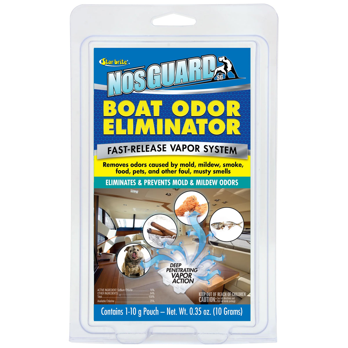 STAR BRITE 089990 STAR BRITE Nos Guard SG Mold/Mildew Odor Control Boat Odor Eliminator