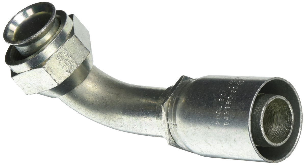 Gates G43180-2020 GL Couplings, Female JIC 37 Flare Swivel, 90