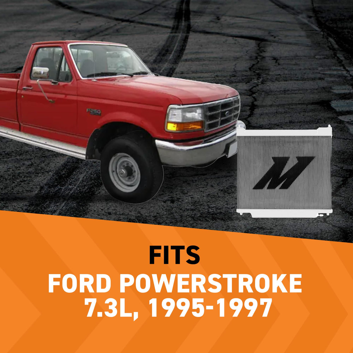 MISHIMOTO MMRAD-F2D-95 Mishimoto MMRAD-F2D-95 Radiator for Ford Powerstroke 7.3L 1995-1997