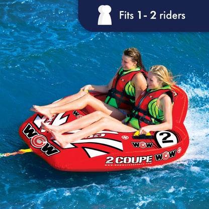 WOW SPORTS 15-1030 WOW Sports Coupe Cockpit Towable Tube - 1-2 Person