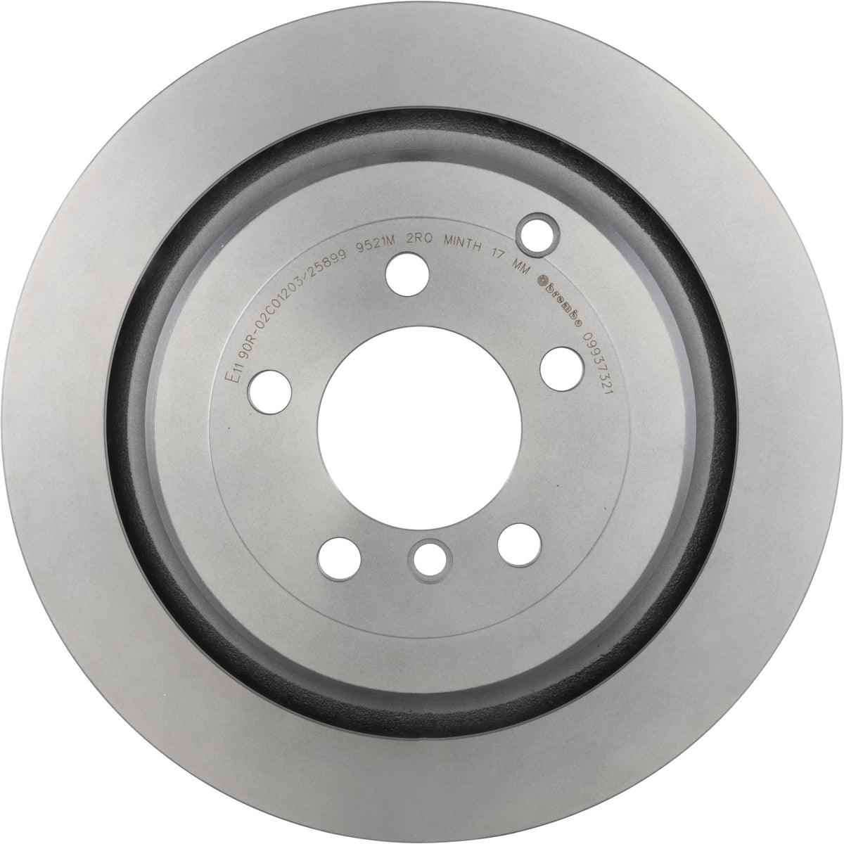 BREMBO 09.9373.21 Brembo 09.9373.21 UV Coated vented Rear Brake Rotor LAND ROVER OE# LR017804