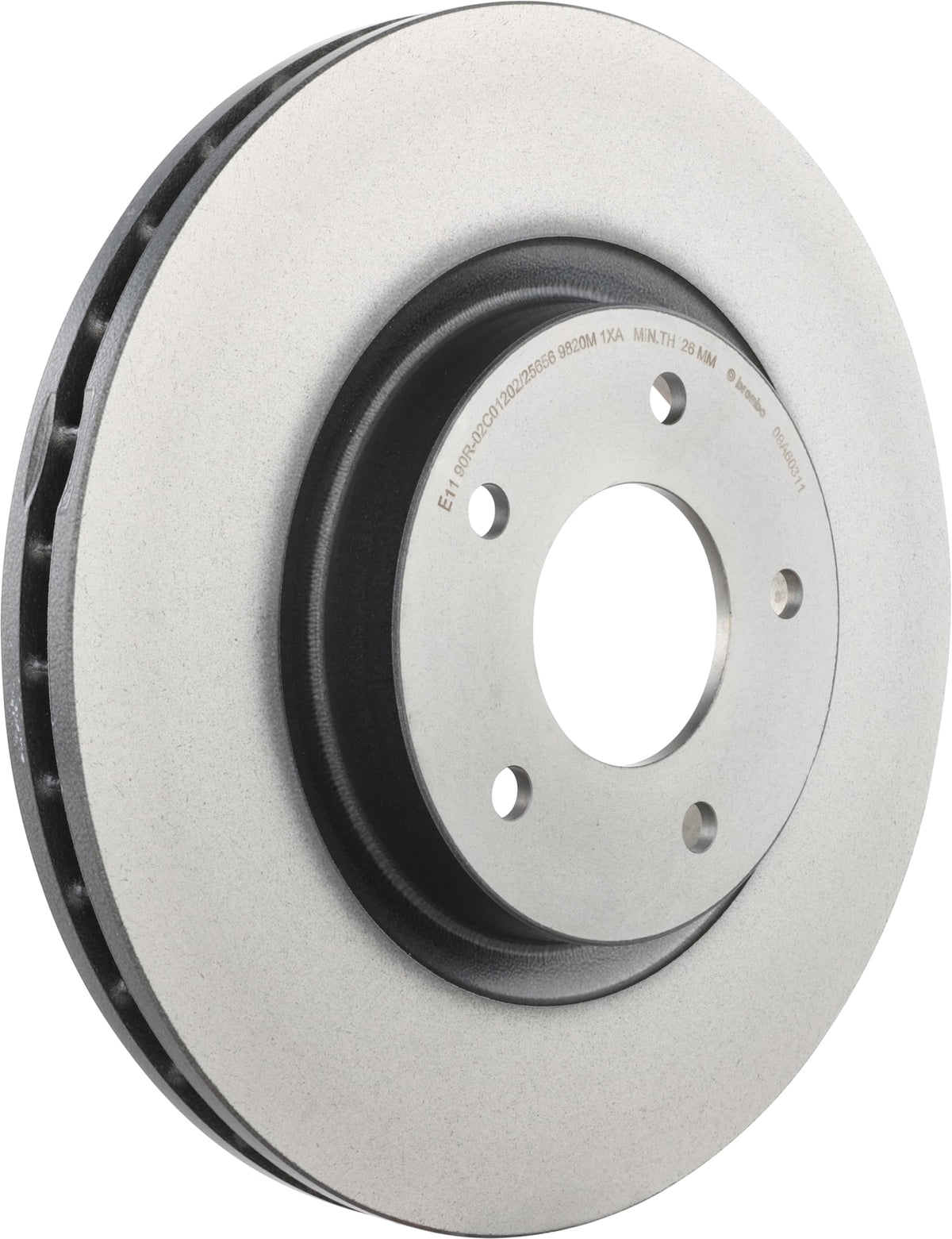 BREMBO 09A60311C02 Brembo 09.A603.11 UV Coated vented Front Brake Rotor DAIMLER/JAGUAR OE# JLM20617