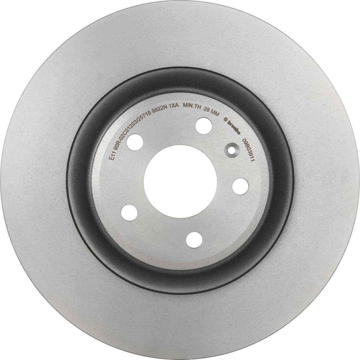 BREMBO 09B03911C02 Brembo 09.B039.11 UV Coated vented Front Brake Rotor AUDI/AUDI (FAW) OE# 8K0615301M