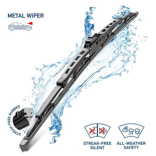 HELLA 858083111 Hella OE Quality 11 Inch All Seasons Streak-Free Rubber Standard Wiper Blade (2 Blades) fit select Hummer Jeep Toyota Volkswagen / 9XW398114011