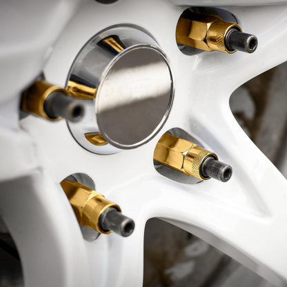 Dorman 713-285K GOLD OPEN END KNURLED WHEEL NUTS