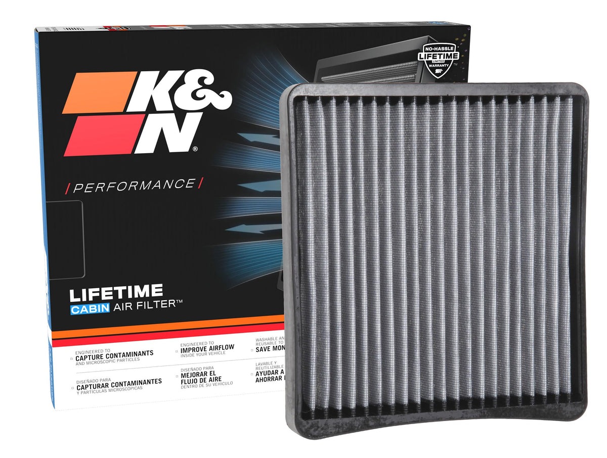K&N FILTER VF2065 K&N LIFETIME Cabin Air Filter: Washable, Clean Air for your Cabin, VF2065