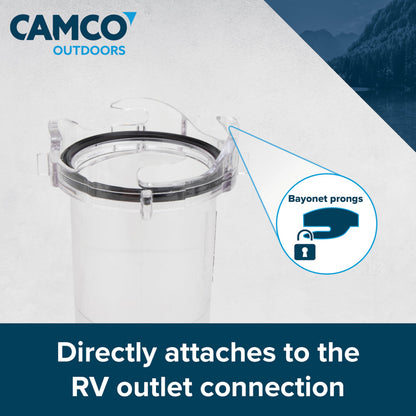 CAMCO 39592 Camco 39592 9" Clear Sewer Hose Adapter