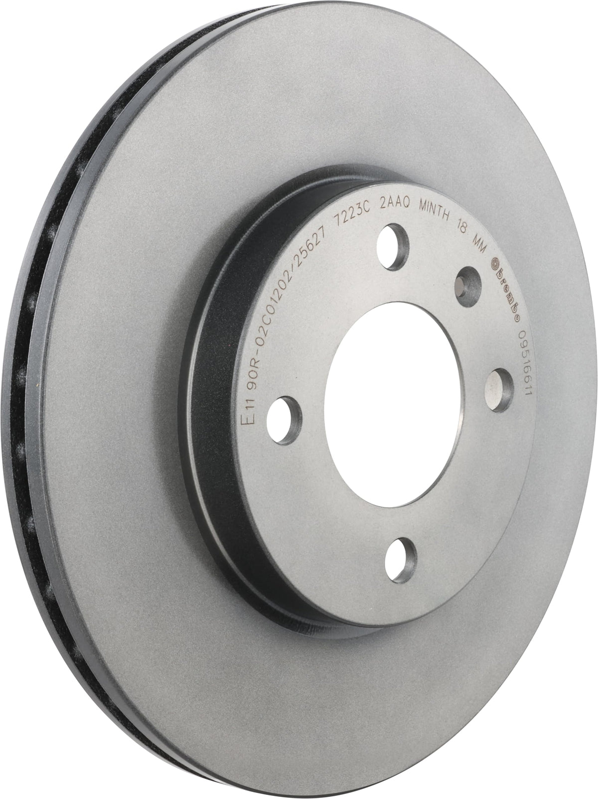 BREMBO 09516611C02 Brembo 09.5166.11 UV Coated vented Front Brake Rotor SEAT/VW/VW (SVW) OE# 6N0615301D