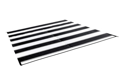CAMCO 42873 Camco 42873 Awning Leisure Mat-Charcoal Stripe 6' X 9'