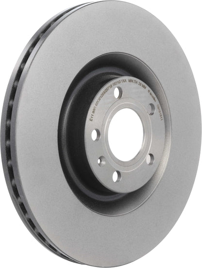 BREMBO 09A81511C02 Brembo 09.A815.11 UV Coated vented Front Brake Rotor AUDI OE# 8E0615301T