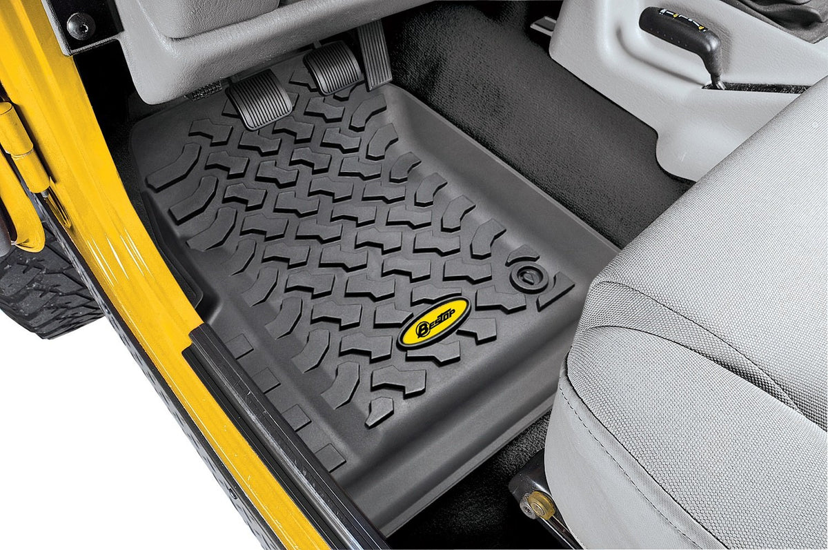 BESTOP 51509-01 Bestop Floor Mats Black 5150901 for Jeep Wrangler TJ 1997-2006