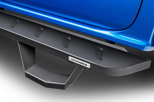 GO RHINO 6340588020PC Go Rhino RB10 Running Board, Brackets, 1 Pair Drop Steps | Galvanized Steel, Textured Black | 6340588020PC | Fits 2014-2018 Chevrolet Silverado/GMC Sierra 1500 Double Cab (See Description)