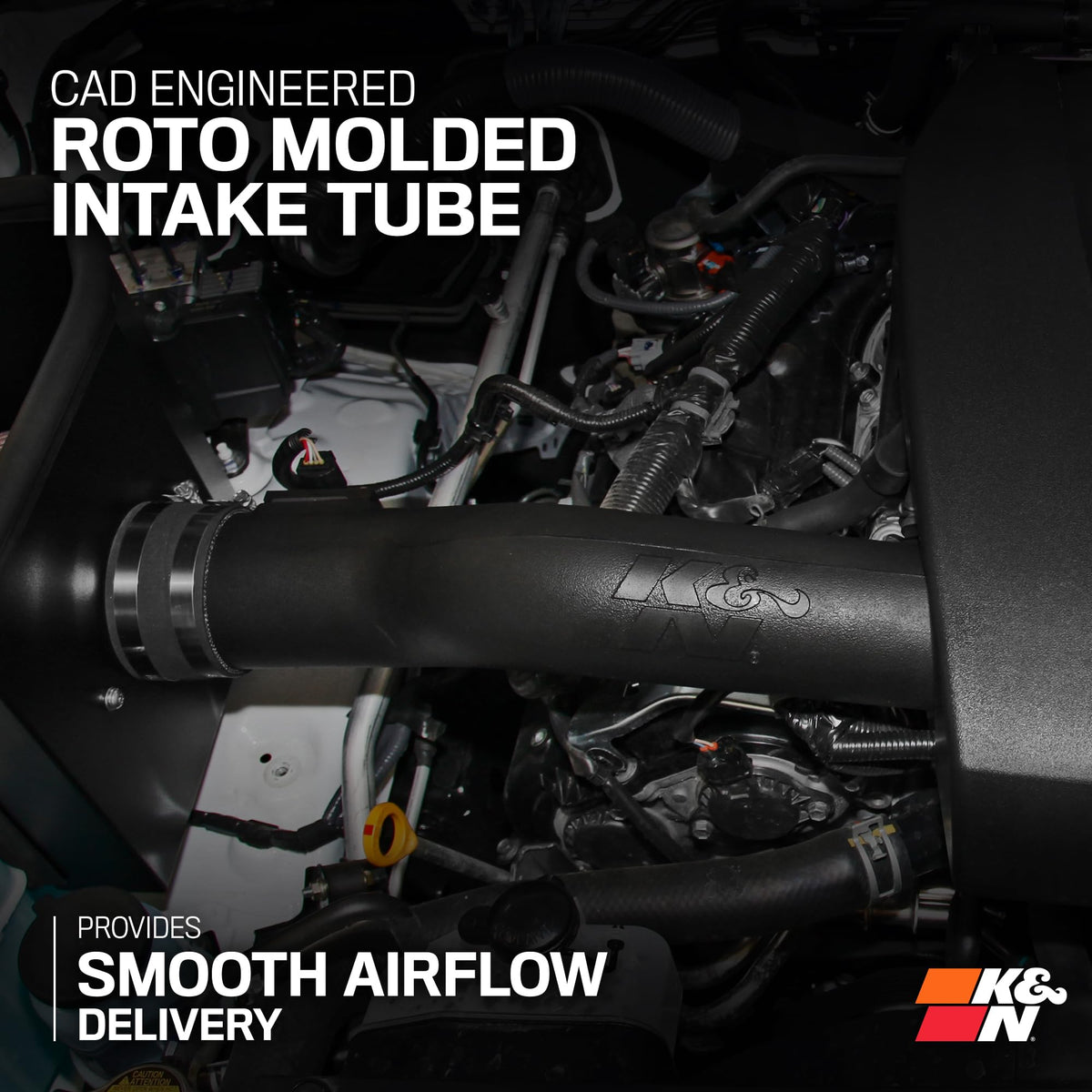 K&N 30-9039 Cold Air Intake System: Dry-Flow Air Filter