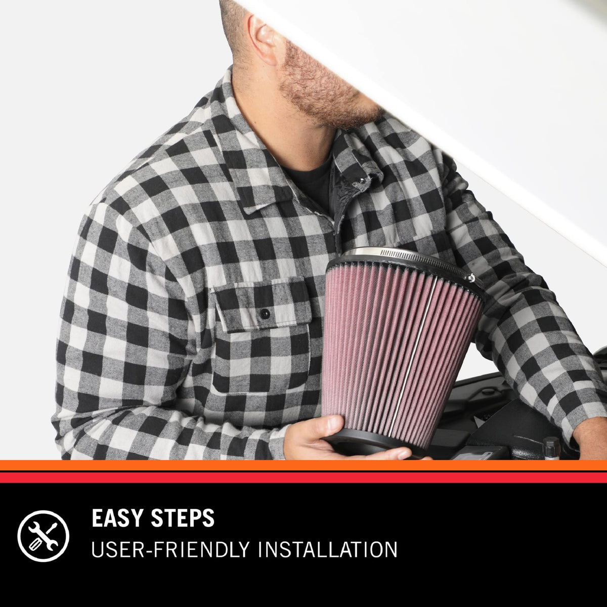 K&N FILTER 62-1460 K&N Vent Air Filter/Breather: High Performance, Premium, Washable, Replacement Engine Filter: Flange Diameter: 1.5 in, Filter Height: 2.5 in, Flange Length: 0.4375 in, Shape: Breather, 62-1460