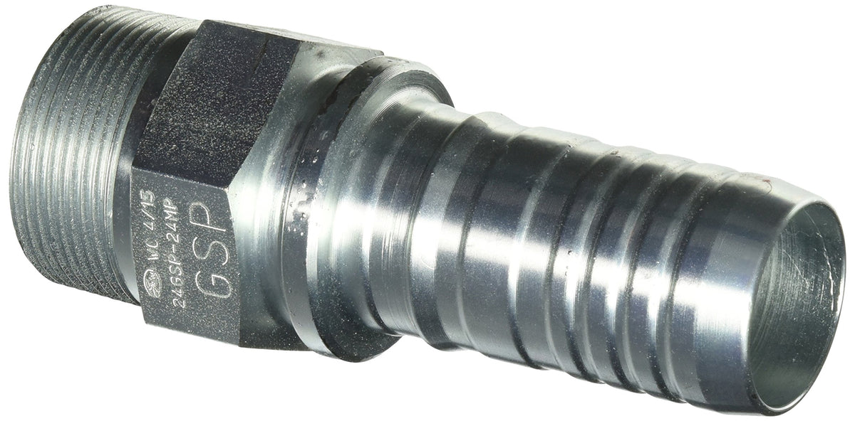 Gates G22100-2424 GlobalSpiral Series Couplings, Male Pipe NPTF