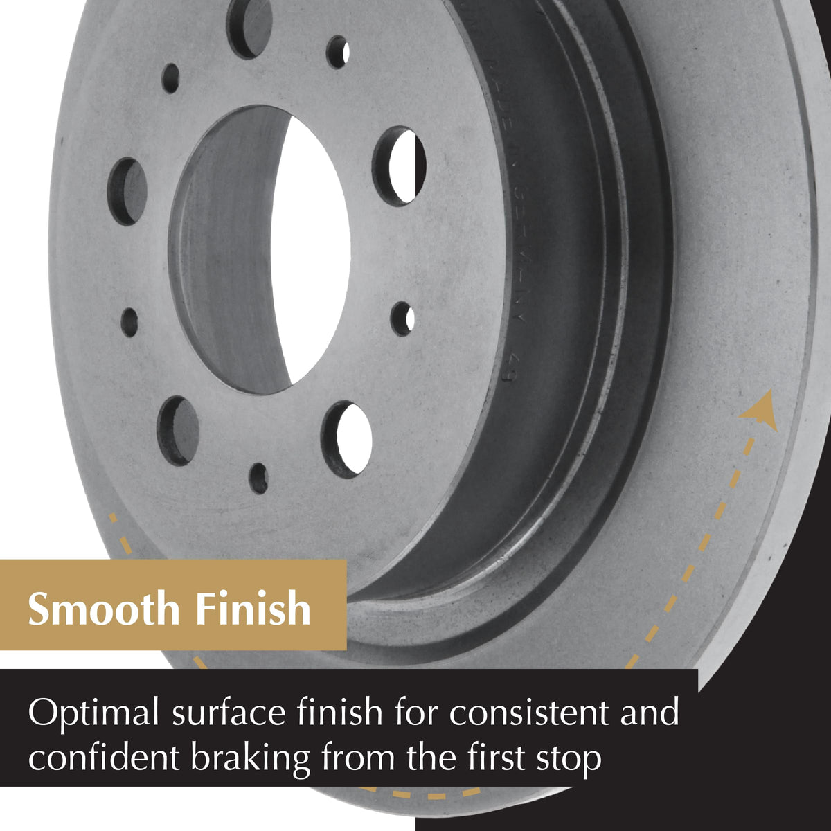 Centric Parts 320.67054F GCX ( ) Rear Disc Brake Rotor with Full Coating