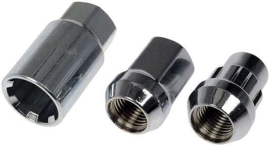 Dorman 713-675 Chrome Acorn Wheel Nut Lock Set