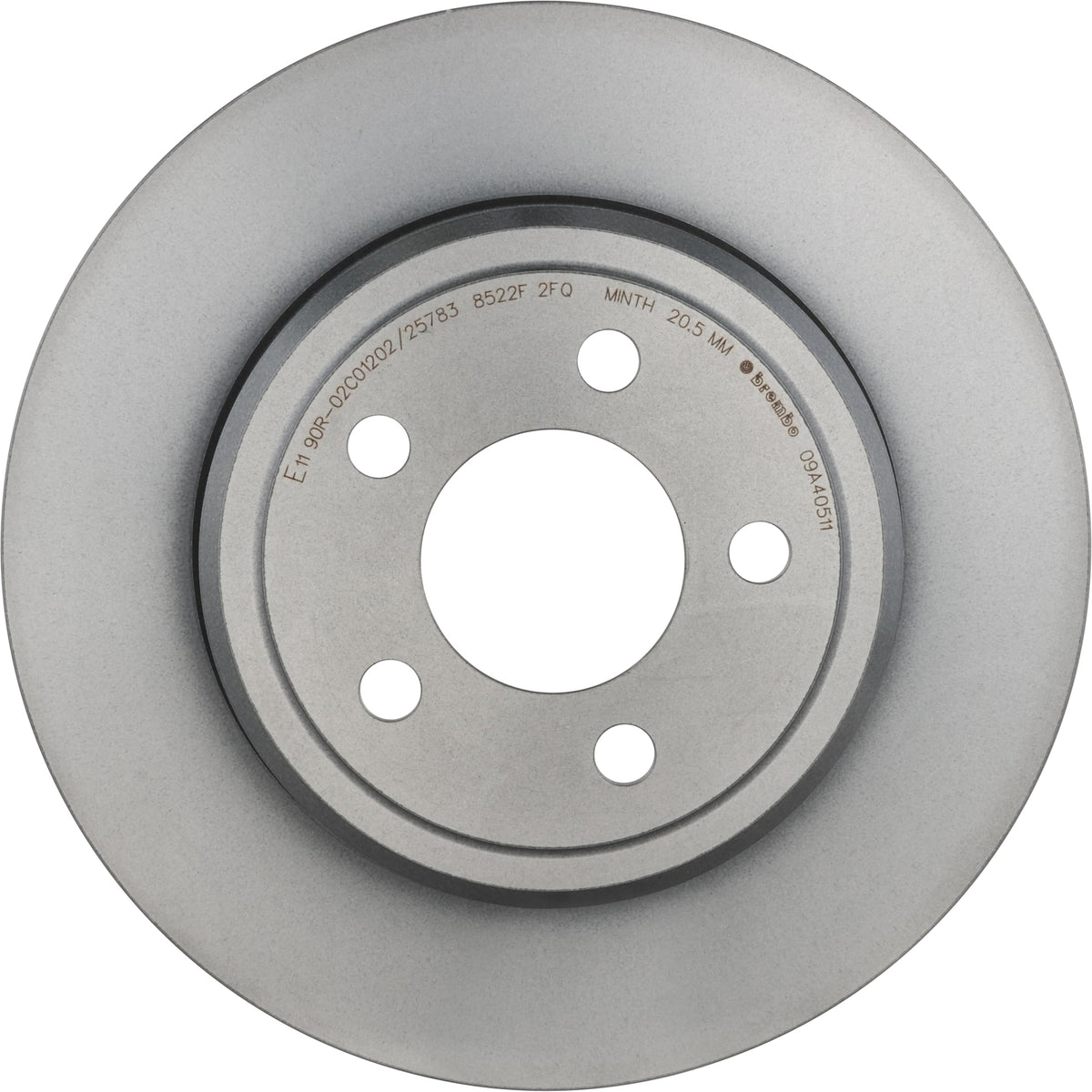 BREMBO 09A40511C02 Brembo 09.A405.11 UV Coated vented Rear Brake Rotor CHRYSLER/CHRYSLER (BBDC)/DODGE/LANCIA OE# K04779209AE