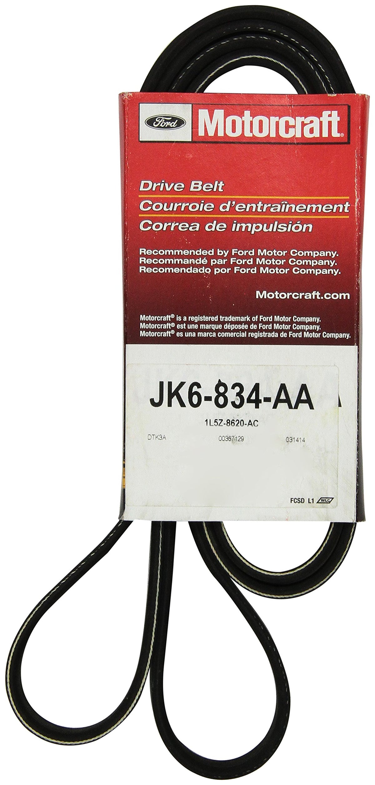Motorcraft JK6834AA V-BELT