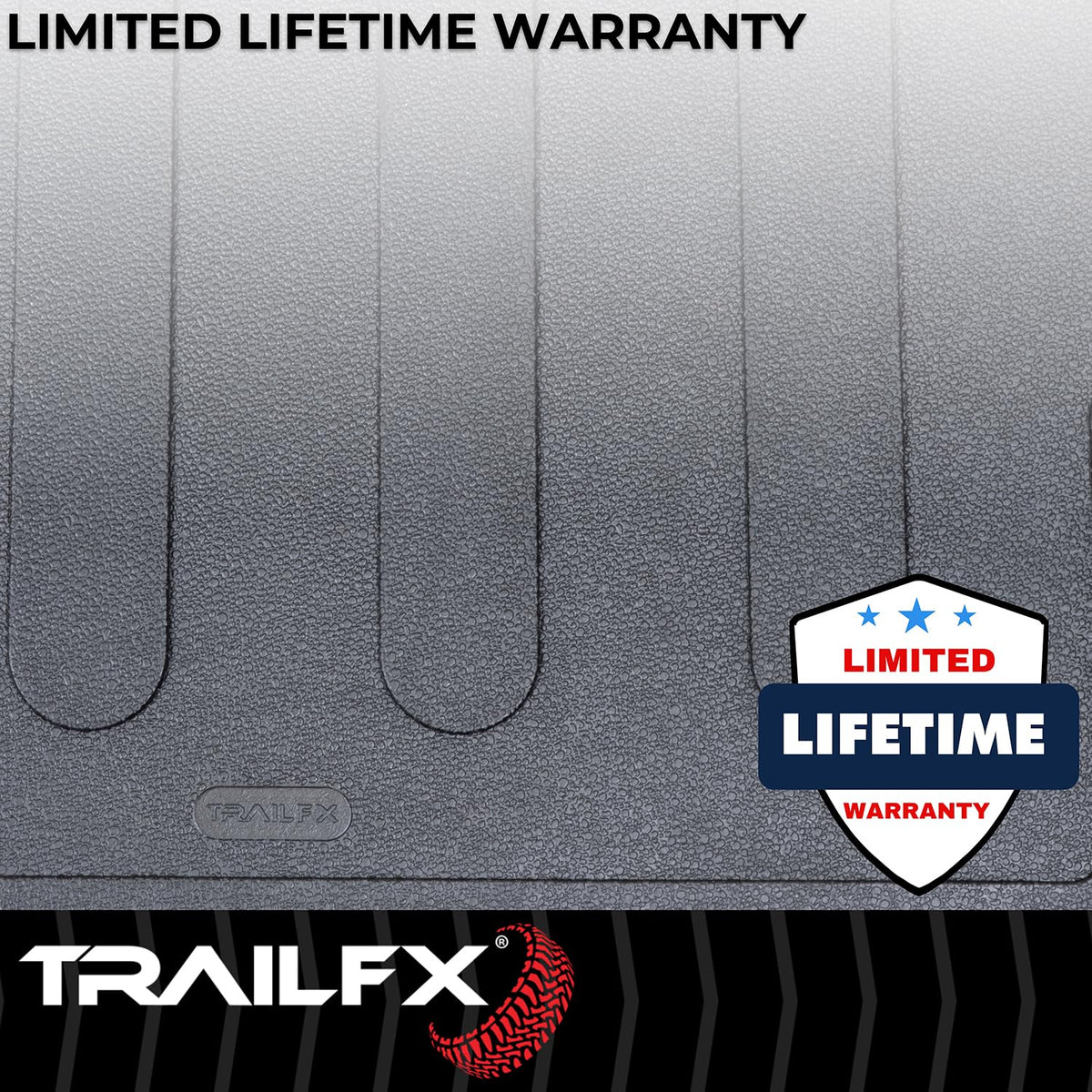 TRAILFX 642N TrailFX 642N Rubber Bed Mat Fits Chevrolet Silverado 2500 HD 6.8 Foot Bed 2020-202681 Inch x 70 Inch Drop-in Direct-Fit Textured Pebble Surface No Raised Edges Black