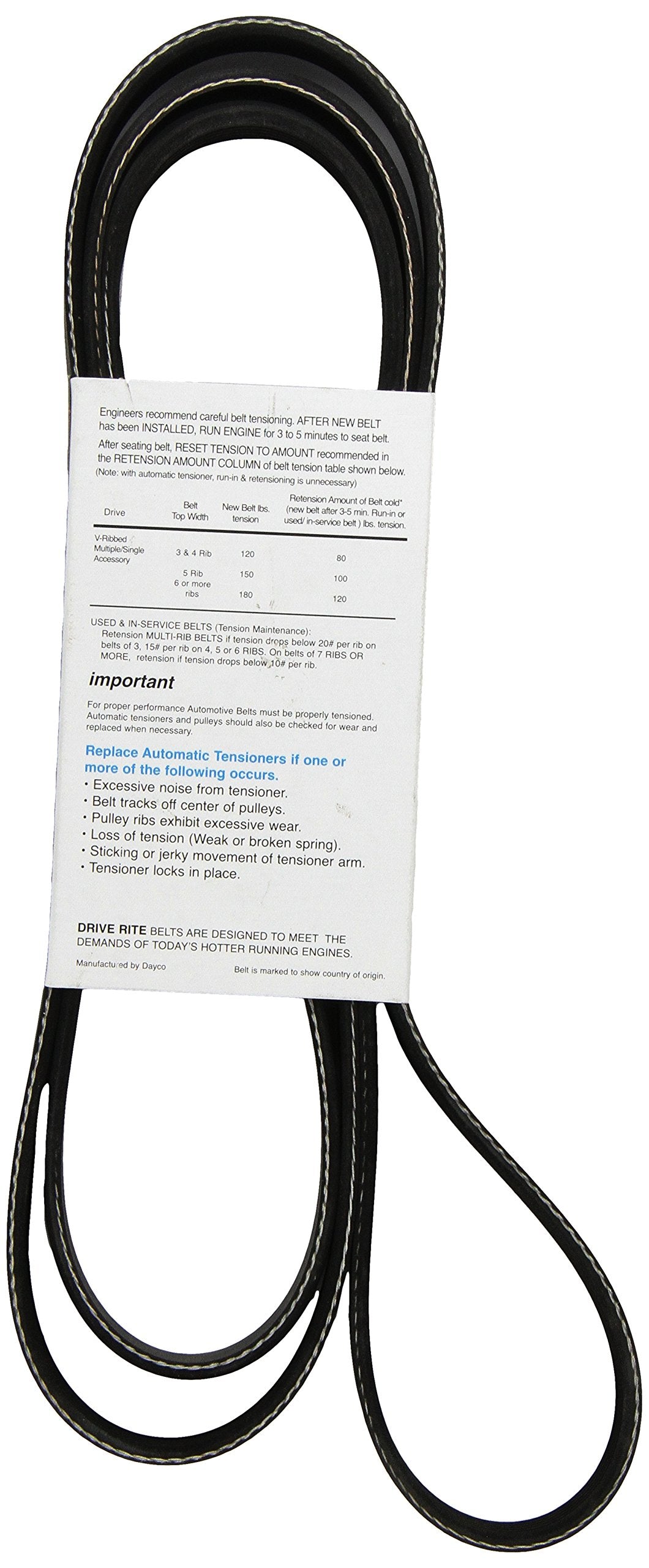 Dayco 5060845DR Serpentine Belt