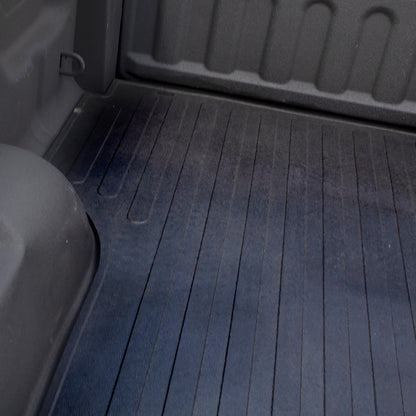 TRAILFX 628N TrailFX 628N Rubber Bed Mat Fits Chevrolet Colorado 5 Foot Bed 2015-2022 Drop-in 61 Inch x 50 Inch Direct-Fit Textured Pebble Surface No Raised Edges Black