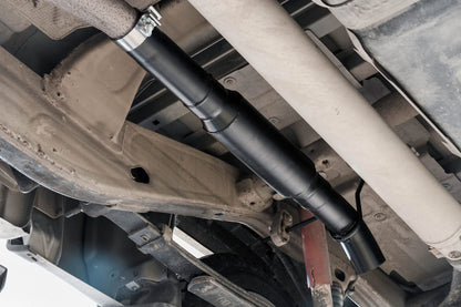 FLOWMASTER 817916 Flowmaster 817916 Outlaw Extreme Cat-Back Exhaust Kit 3 Inch 409 Stainless Steel Black Single Dump Style Turndown Compatible with 2014-2019 Classic Body Chevy Silverado GMC Sierra 1500 4.3L 5.3L