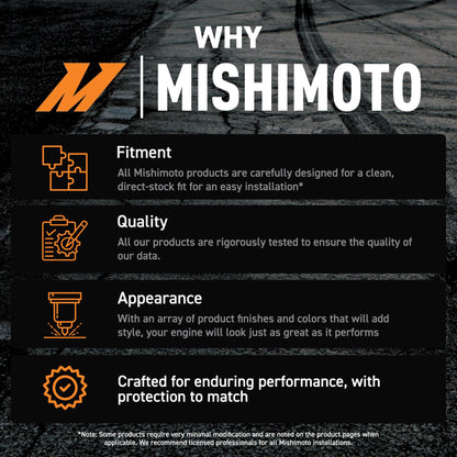 MISHIMOTO MMHOSE-TAC35-16IHBK Mishimoto Silicone Induction Hose for Toyota Tacoma 3.5L 2016-2023 Black
