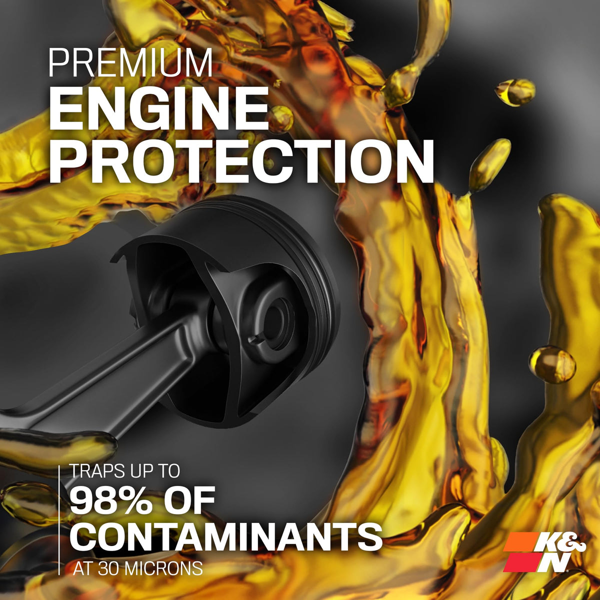 K&N FILTER KN-556 K&N Motorcycle Oil Filter: High Performance, Premium, KN-556
