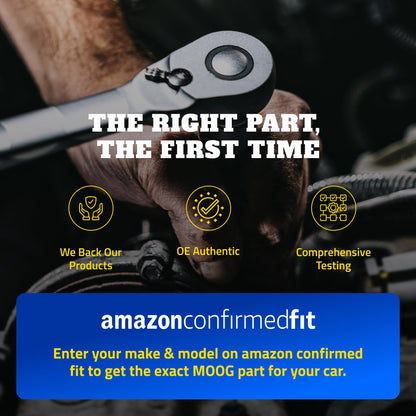 MOOG K8607T MOOG Front Outer Steering Tie Rod End - Front Suspension Joint for Trucks - Heavy Duty Ball Joint - Fit Tested Ball - OE Specification Match - Truck Suspension Component