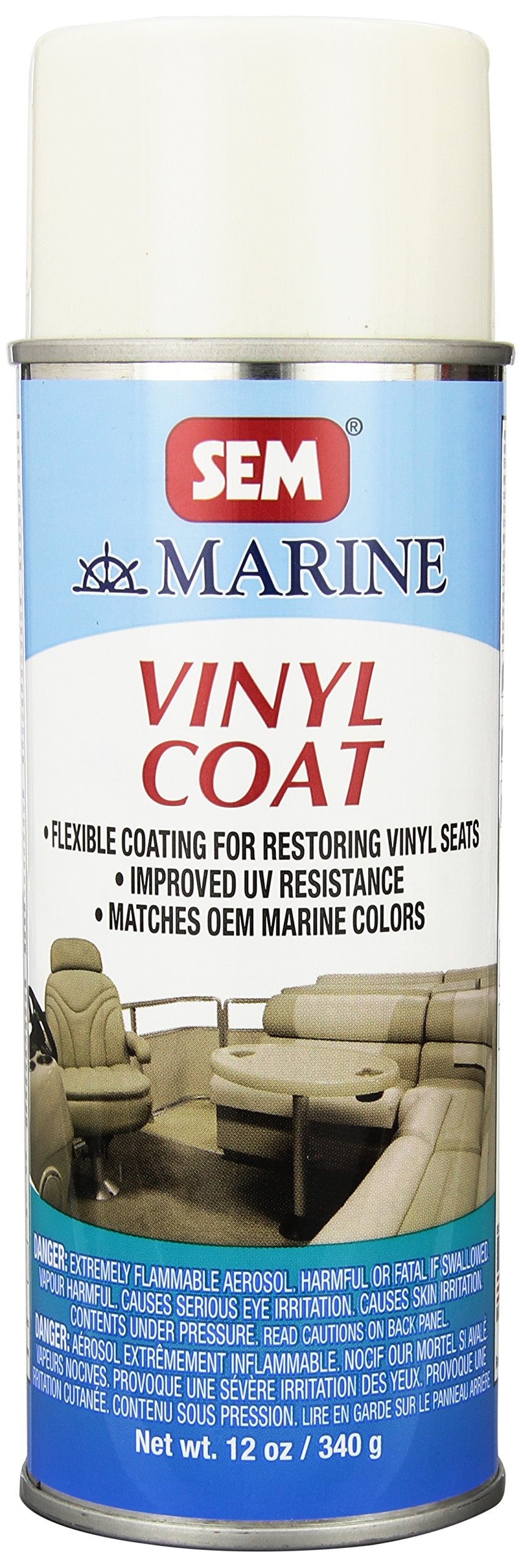 SEM PRODUCTS M25063 Sem Products M25063 VINYL COAT - RANGER WHITE