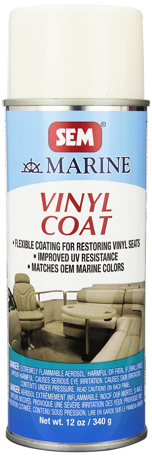 SEM PRODUCTS M25063 Sem Products M25063 VINYL COAT - RANGER WHITE