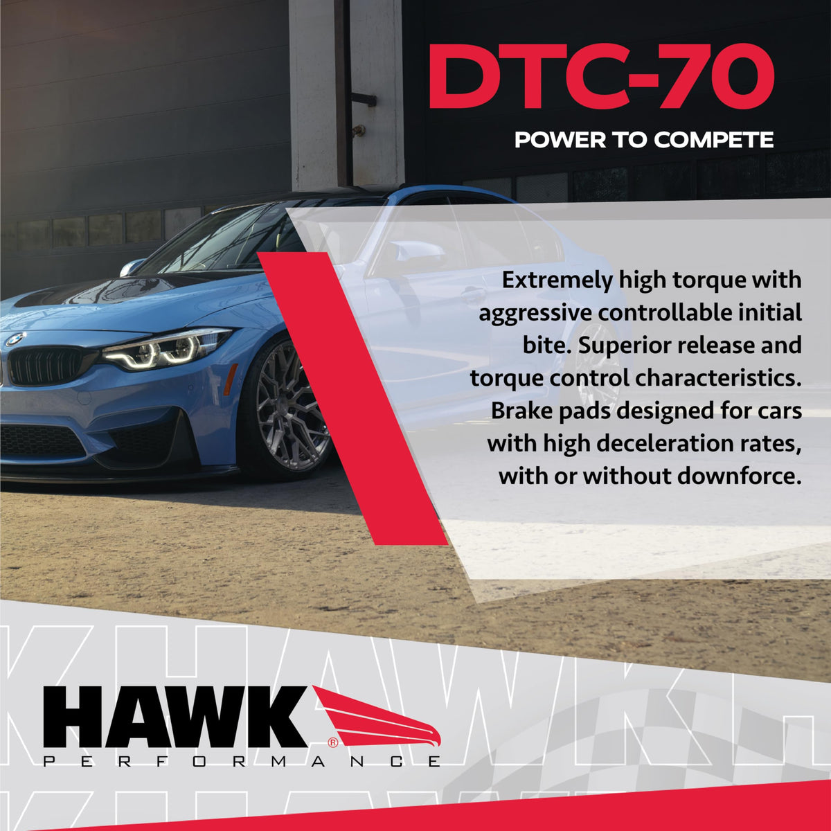 Hawk HB119U.594 Performance DTC-70 Motorsport Brake Pads