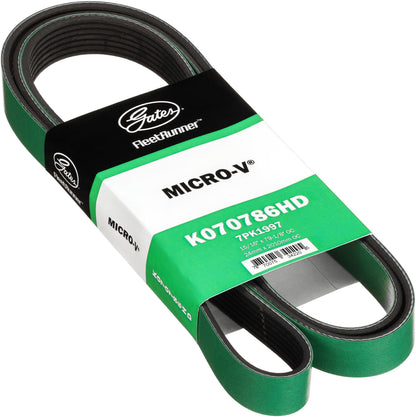 Gates K070786HD FleetRunner Micro-V Serpentine Drive Belt