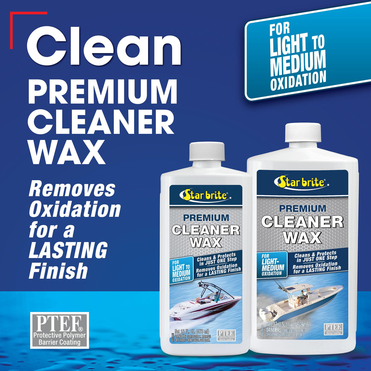 STAR BRITE 089616P Star Brite 089616P PREMIUM CLEANER/WAX 16 OZ.