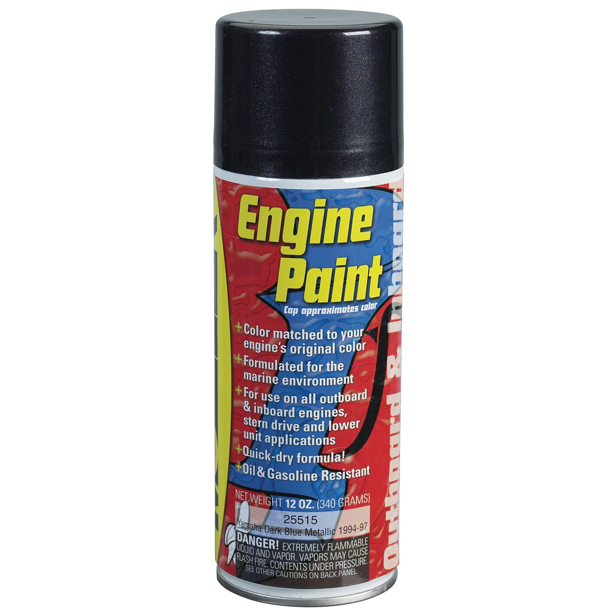 MOELLER 025469 Moeller EP Yamaha Marine Paint, Metallic Blue Silver