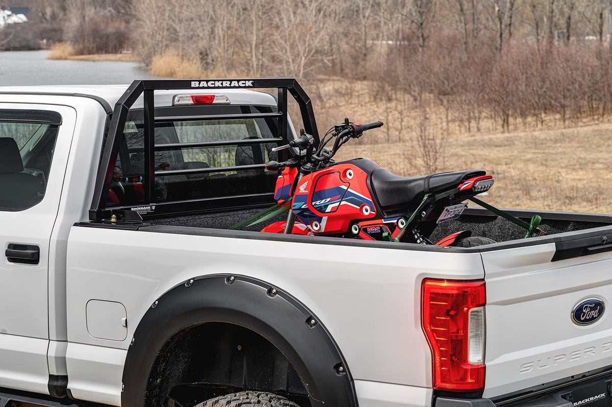 BACKRACK SRX900 RealTruck BACKRACK SRX Rack Non-Lighted Frame | Black, No Drill | SRX900 | Fits 2008-2025 Chevrolet/GMC Silverado/Sierra 1500; 2020-2025 Silverado/Sierra 2500/3500HD; 2004-2025 Ford F-150 & Others