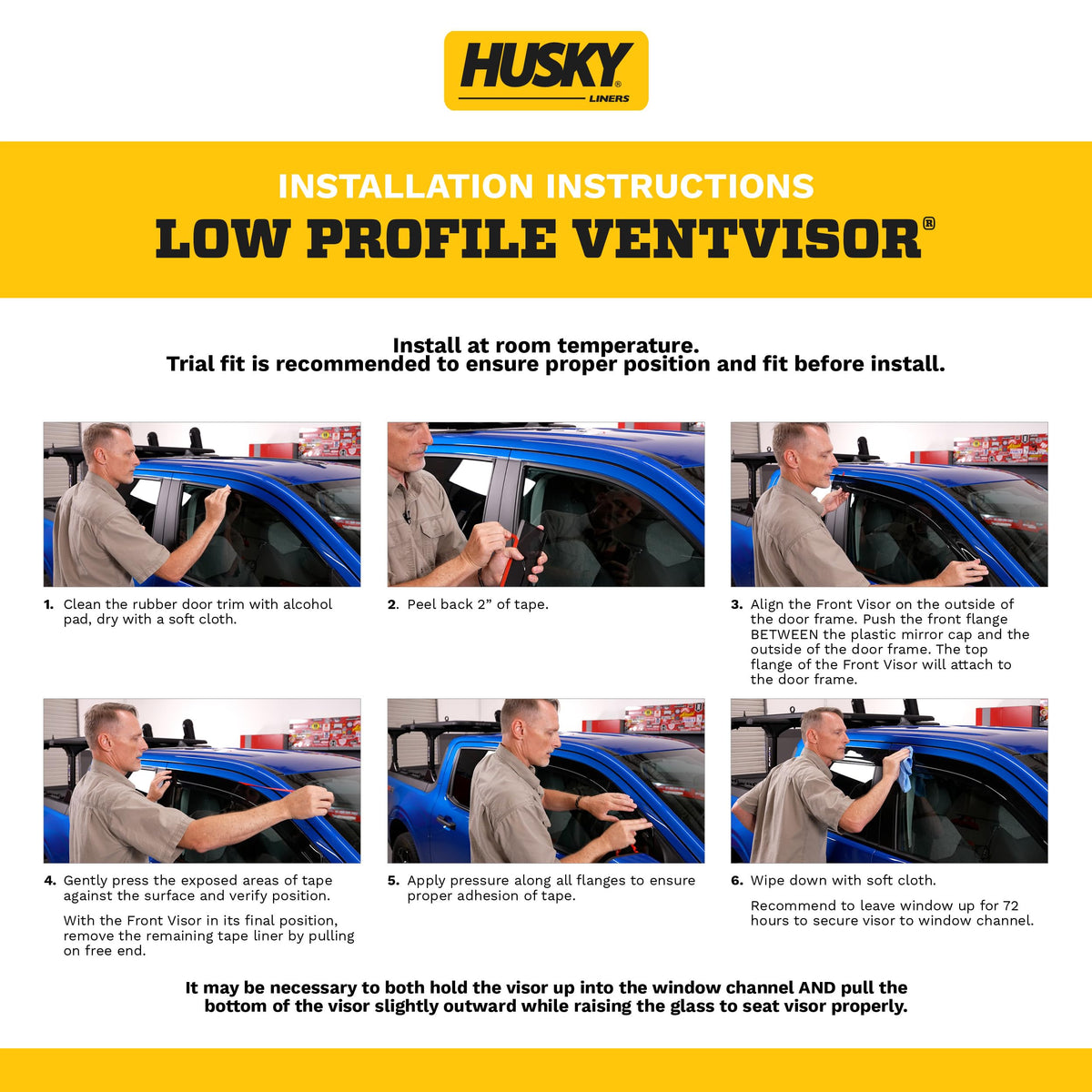 Husky Liners 2854004 Ventvisor Low Profile