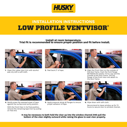 Husky Liners 2884077 Low Profile Ventvisor Rain Guards