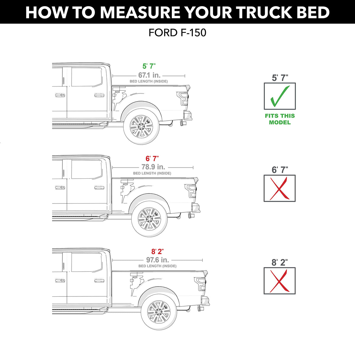 TRUXEDO 597701 RealTruck TruXedo Lo Pro Soft Roll Up Truck Bed Tonneau Cover | 597701 | Fits 2015-2026 Ford F-150 5' 7" Bed (67.1")